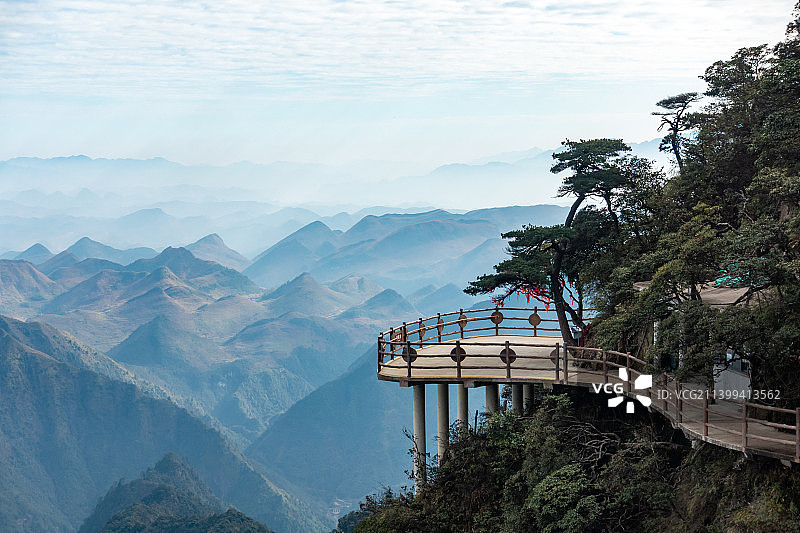湖南郴州莽山风景区栈道图片素材