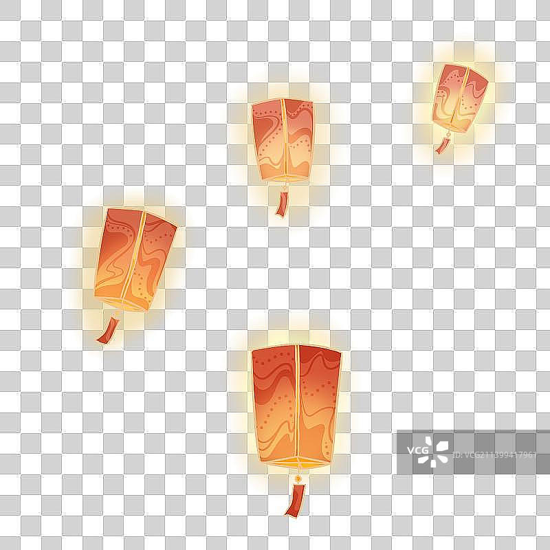 孔明灯图片素材