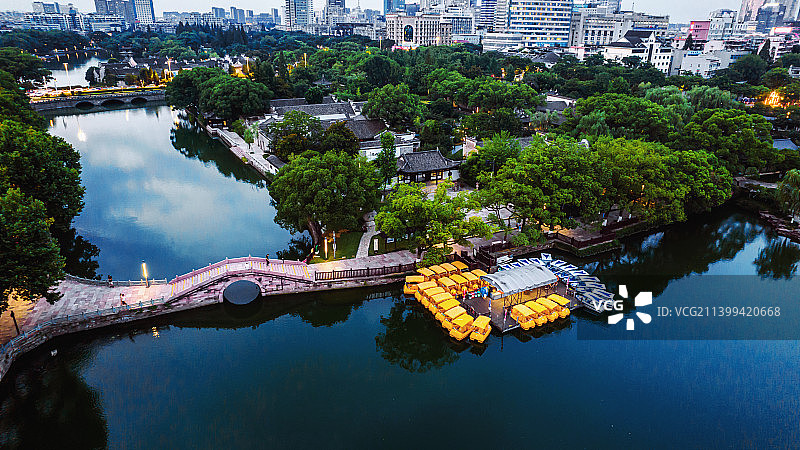 宁波月湖天一阁历史片区图片素材