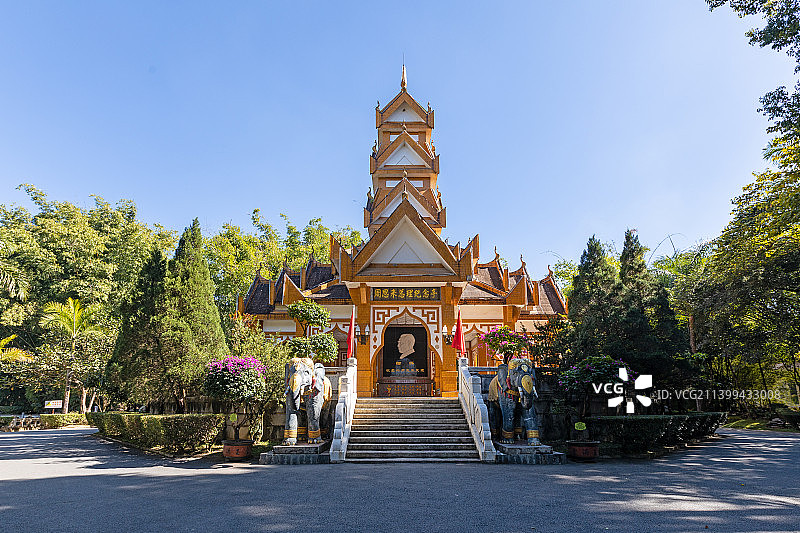 周恩来总理纪念亭图片素材