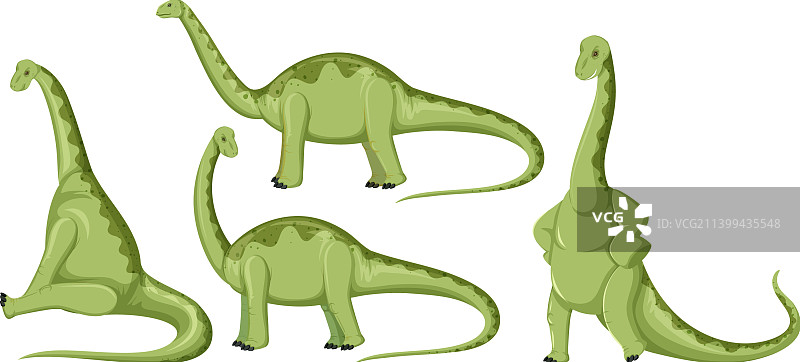 各种可爱的迷惑龙恐龙卡通图片素材