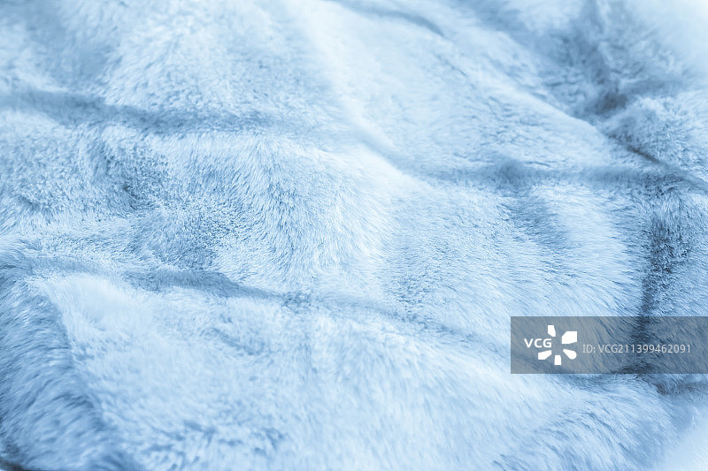 奢华蓝色人造毛皮纹理背景图片素材