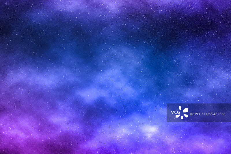 夜空星空背景，宇宙中的星云图片素材