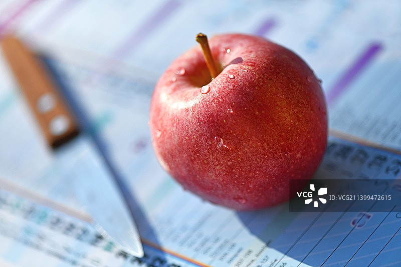 一天一苹果，医生远离我——Gala苹果图片素材