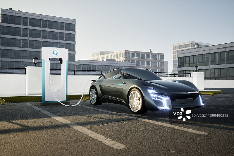 新能源汽车，汽车，充电，电动汽车，科技图片素材