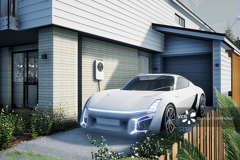 新能源汽车，汽车，充电，电动汽车，科技图片素材