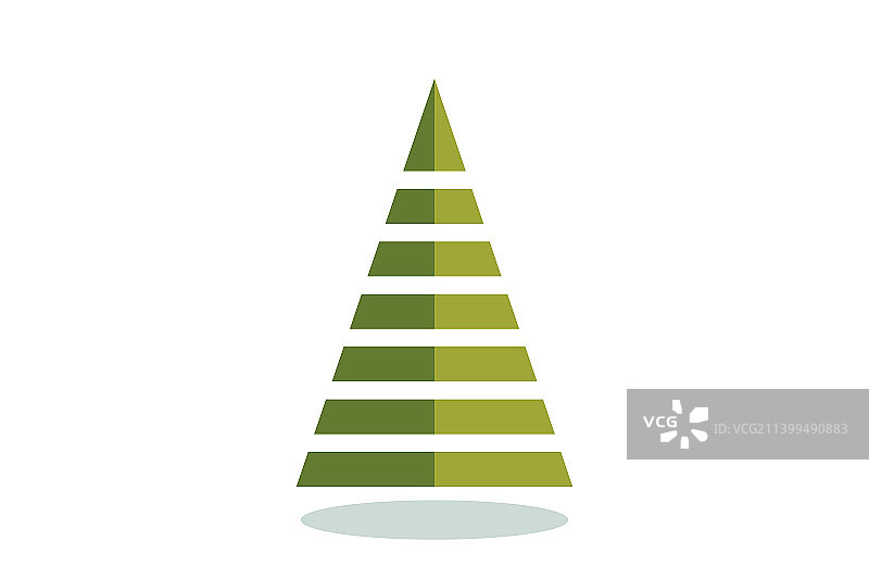 现代风格圣诞树图标图片素材