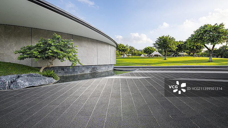 中国风公园广场图片素材