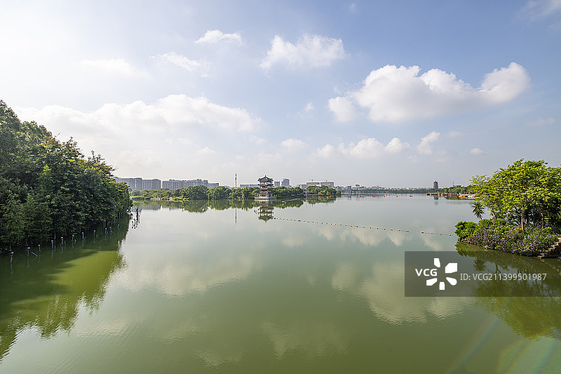 广东东莞华阳湖湿地公园图片素材
