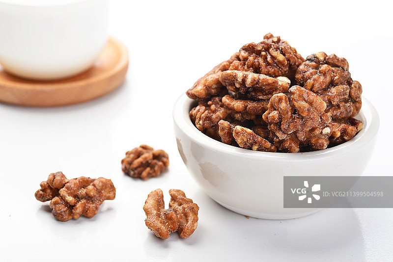 琥珀桃仁图片素材