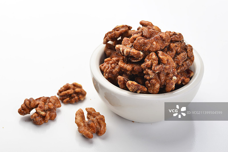 琥珀桃仁图片素材