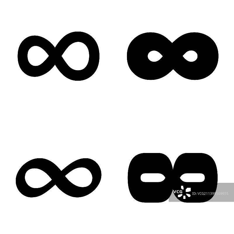 无限几何数学图标合集图片素材