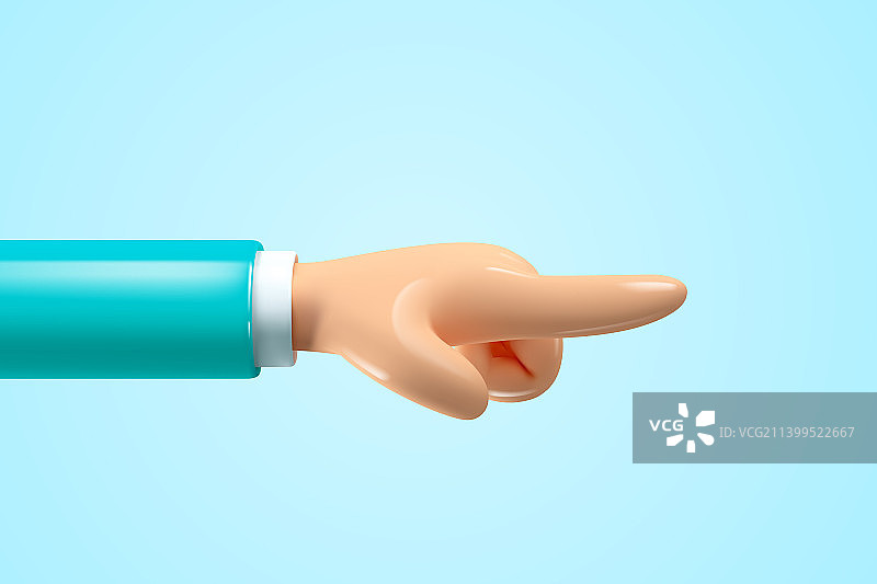 3D手势图标卡通风格图片素材