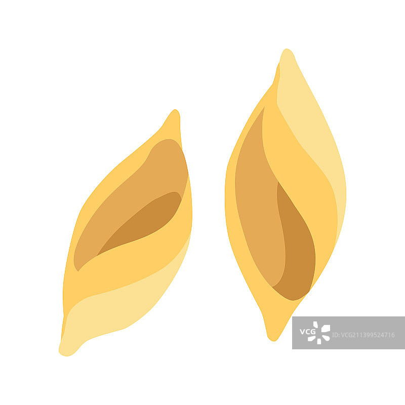 意大利贝壳面餐厅美味菜单图标图片素材