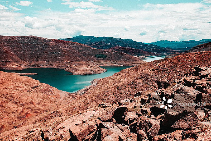 莱索托莫哈莱山脉一角图片素材