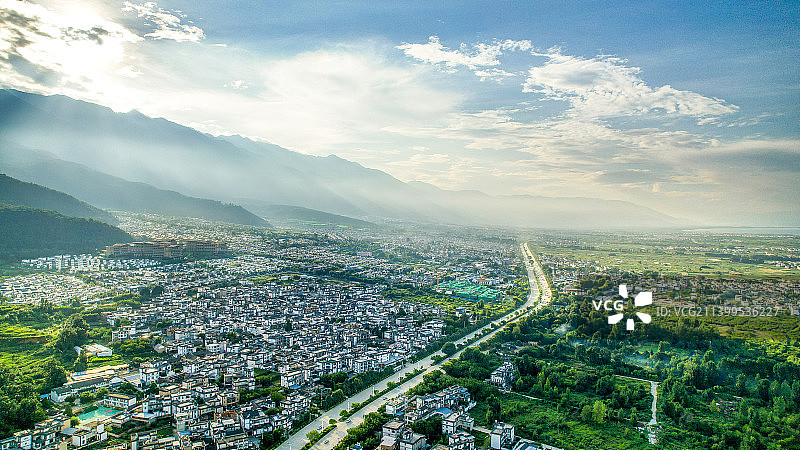 大理洱海凤阳邑村图片素材