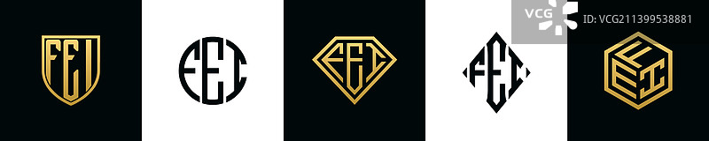 首字母FEI标志设计合集图片素材