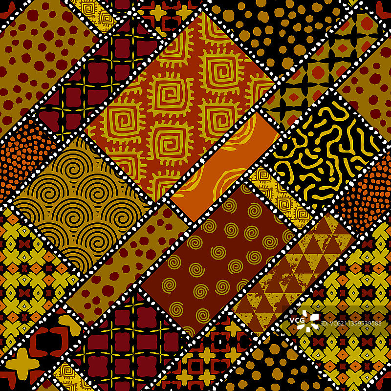 民族部落图案无缝艺术形象图片素材