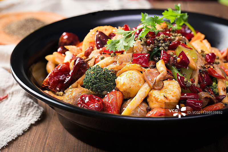 胡椒麻辣锅图片素材