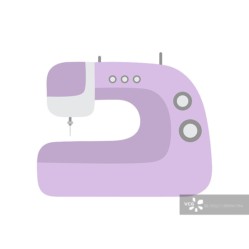 扁平风格缝纫机图片素材