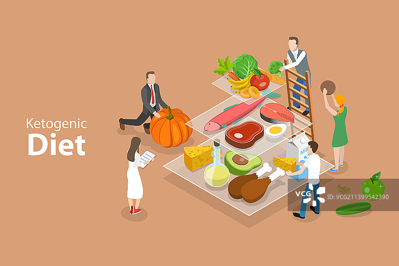 三维等距平面概念图片素材