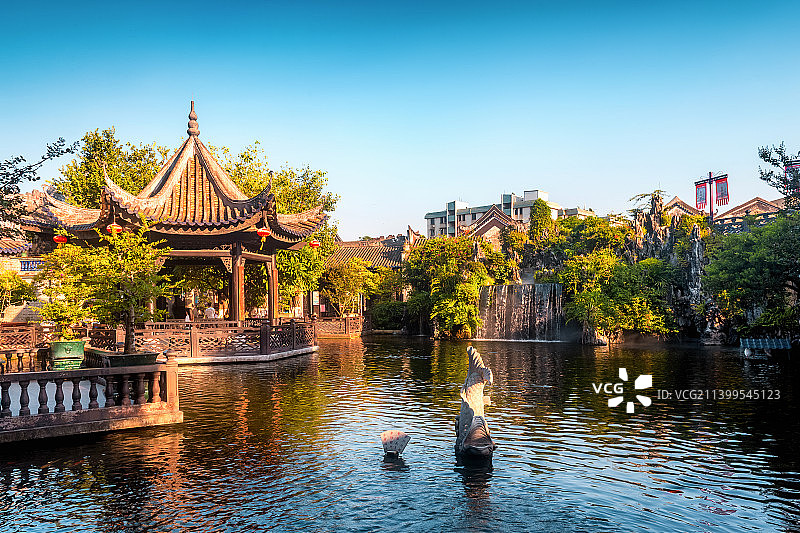 广州余荫山房白昼风光图片素材