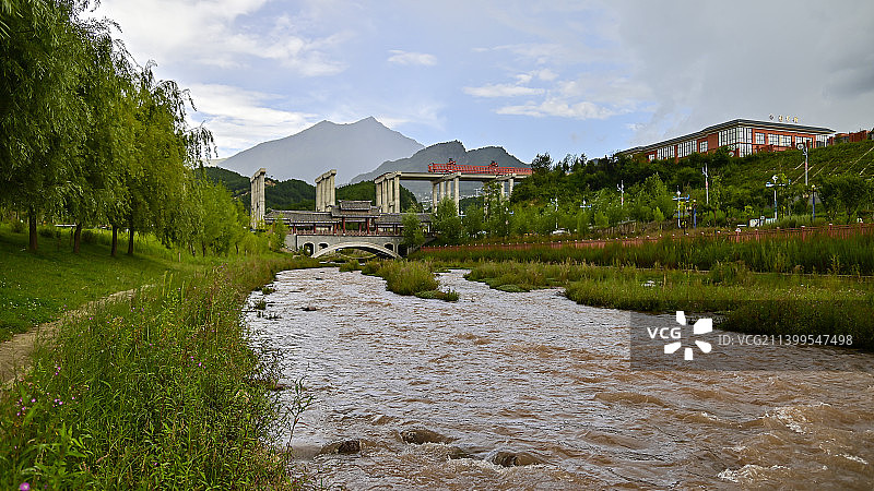 云南兰坪滨江公园图片素材