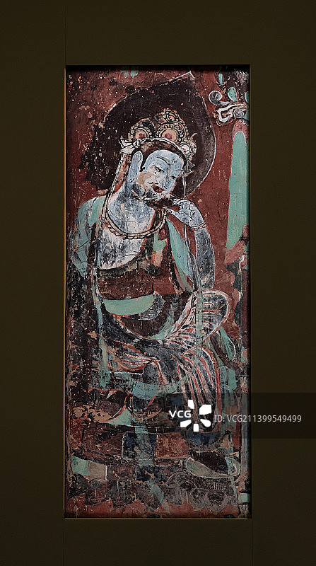 敦煌石窟壁画临摹展图片素材