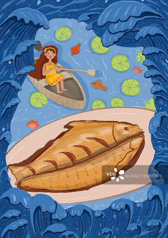 西湖醋鱼图片素材