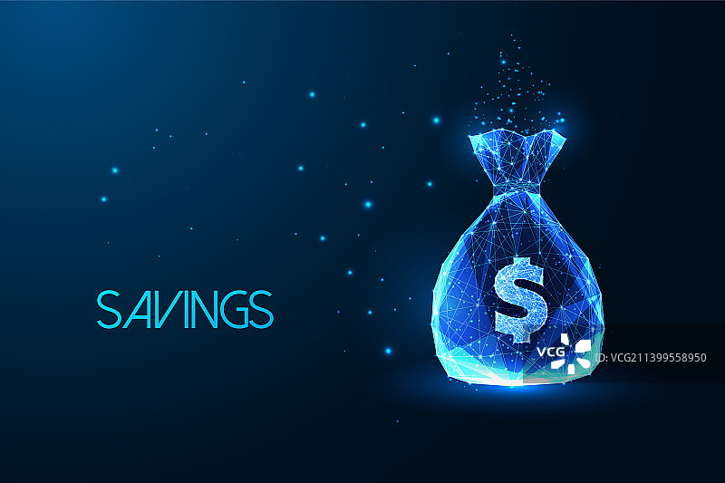 钱袋金融储蓄概念图片素材