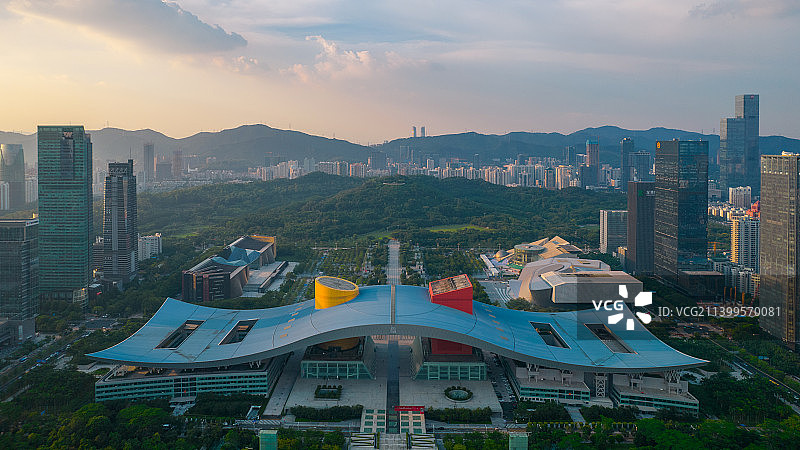 深圳市民中心图片素材