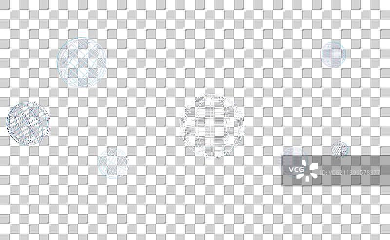 简约线性圆球图片素材