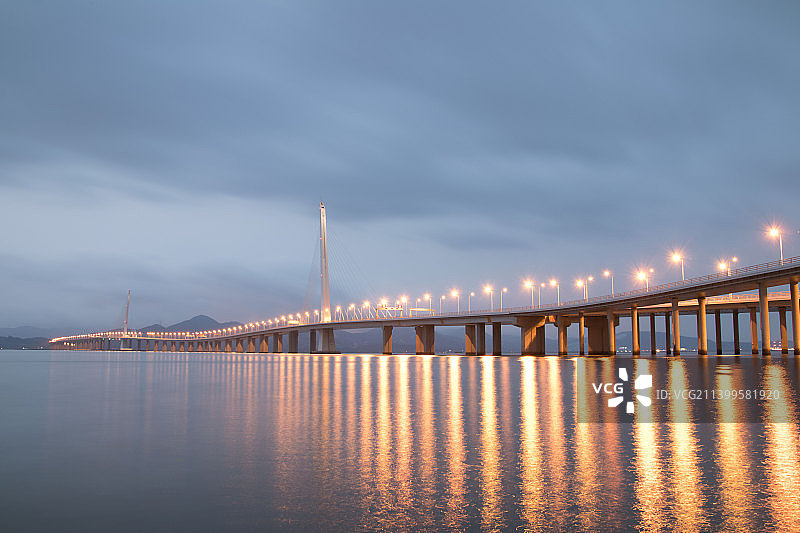 深圳湾大桥图片素材