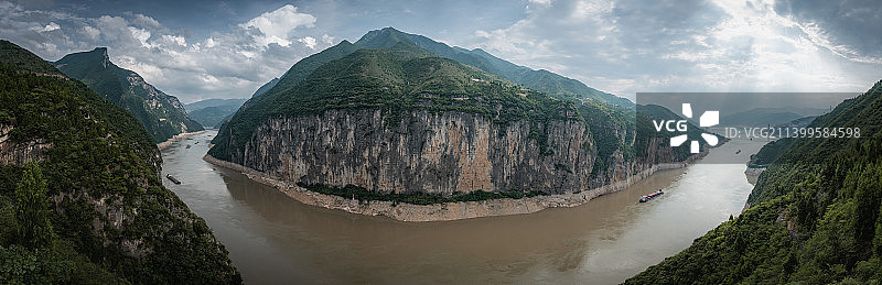 夔门天险图片素材