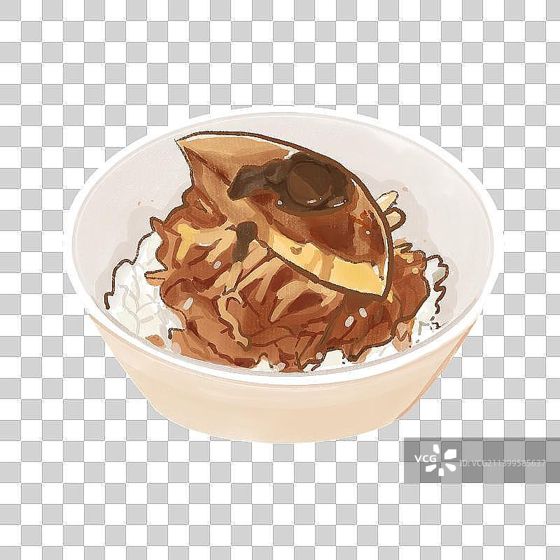 和牛鹅肝海胆波奇饭图片素材