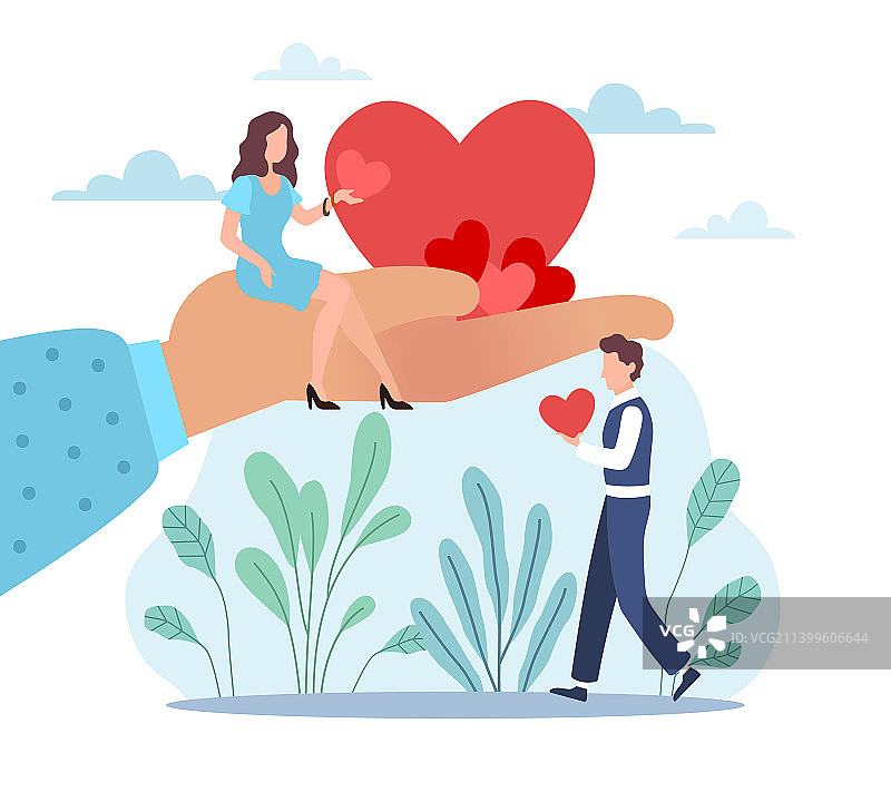 志愿行动的团结互助图片素材