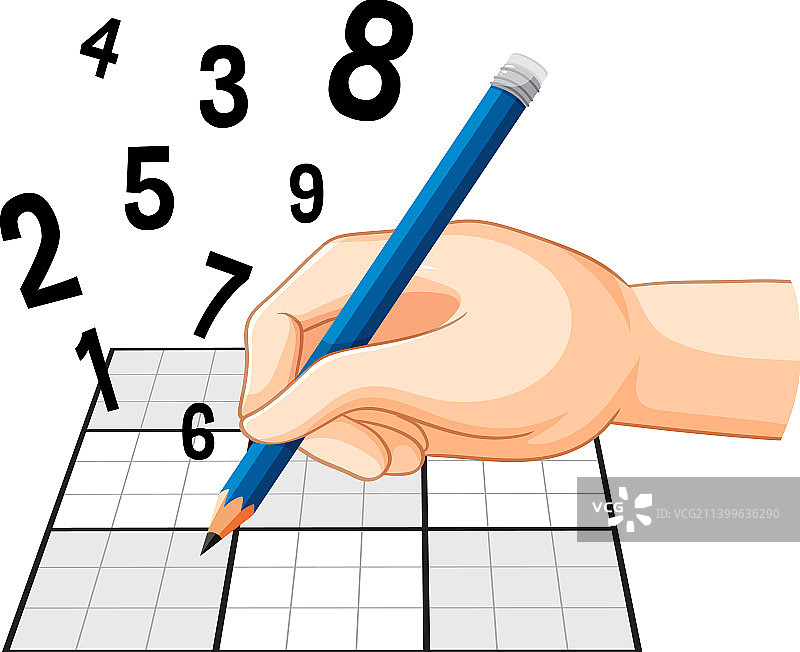 手持数独游戏图片素材