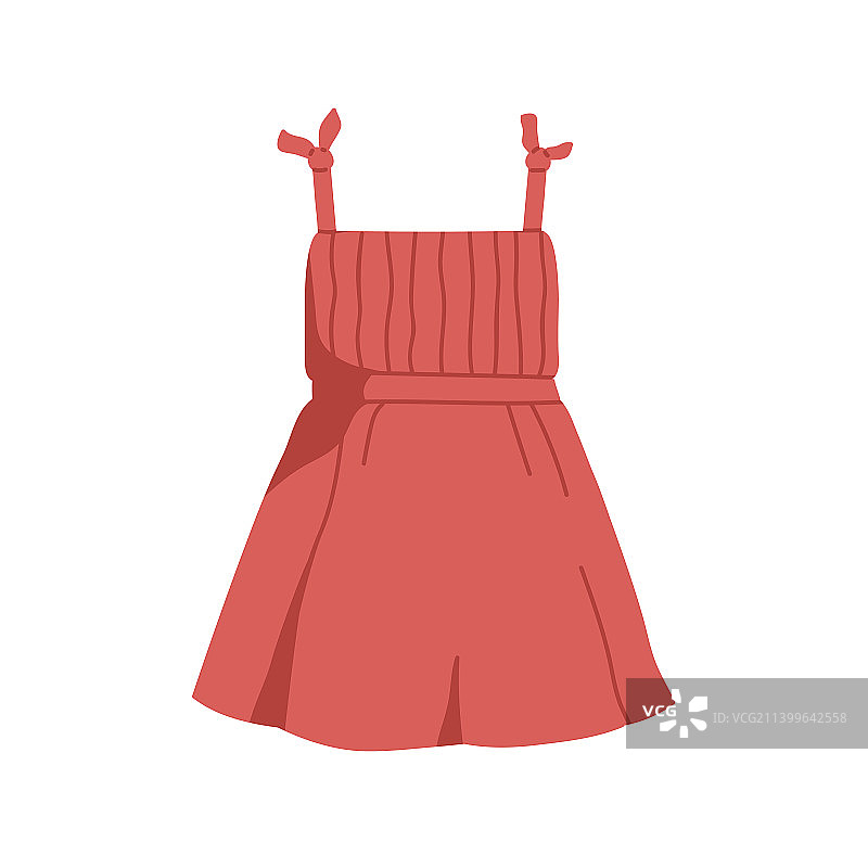 女童夏季连衣裙图片素材