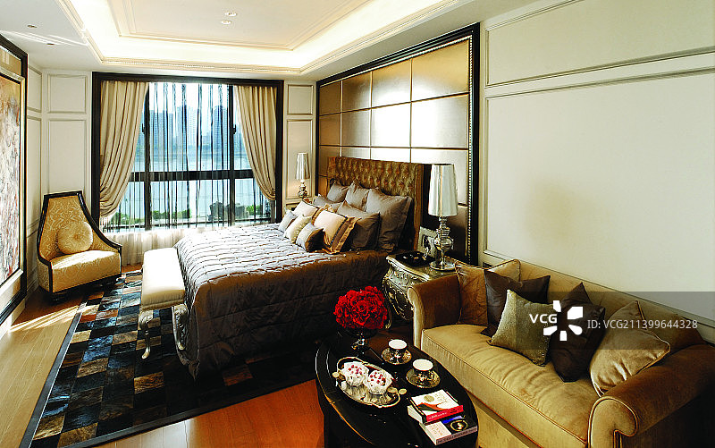 江景豪宅的境界图片素材