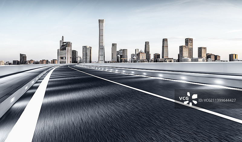 城市建筑天空背景汽车广告背景图图片素材