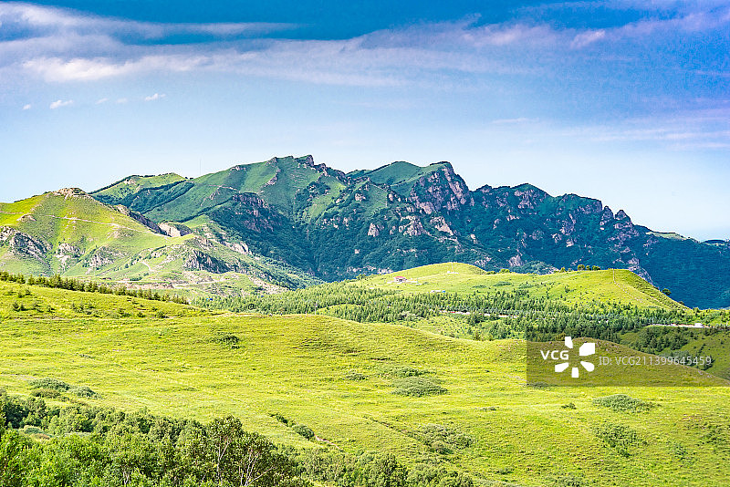 灵山山脉河北涿鹿九山北灵山韭菜山图片素材