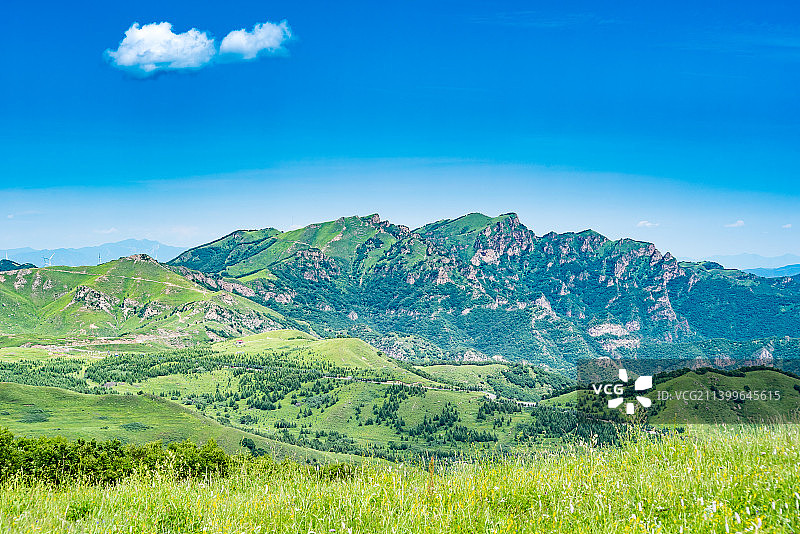 灵山山脉河北涿鹿九山北灵山韭菜山图片素材