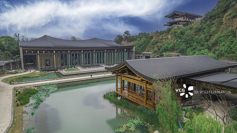 杭州国家版本馆图片素材