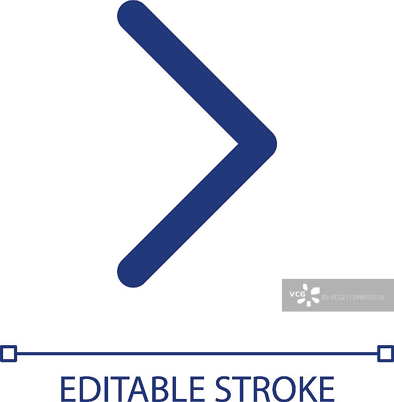 右箭头像素完美RGB颜色UI图标图片素材