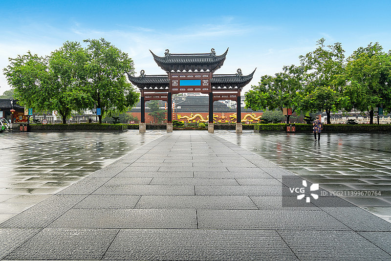 南京夫子庙商业街图片素材