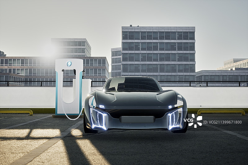 新能源汽车，汽车，充电，电动汽车，科技图片素材