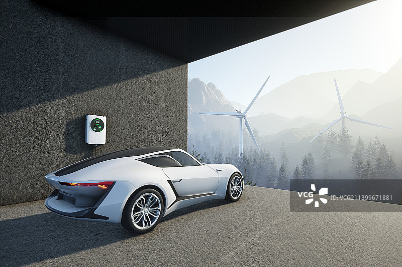 新能源汽车，汽车，充电，电动汽车，科技图片素材