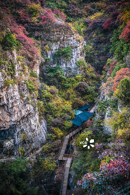 山东青州泰和山秋季风景图片素材