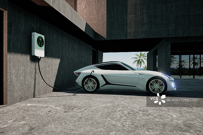新能源汽车，汽车，充电，电动汽车，科技图片素材