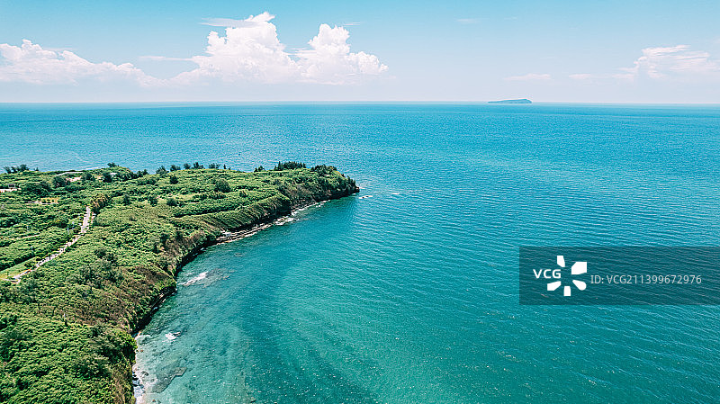 涠洲岛的玻璃海图片素材